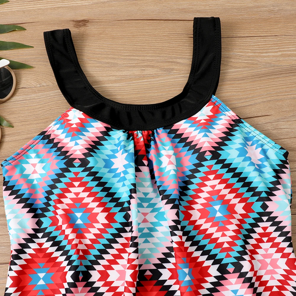 ฤดูร้อนผู้หญิงชุดว่ายน้ำ Beachwear 2ชิ้นชุด Tankini หญิงแฟชั่นเซ็กซี่ Monokini ออกแบบใหม่พิมพ์ชุดว่ายน้ำชุดว่ายน้ำ