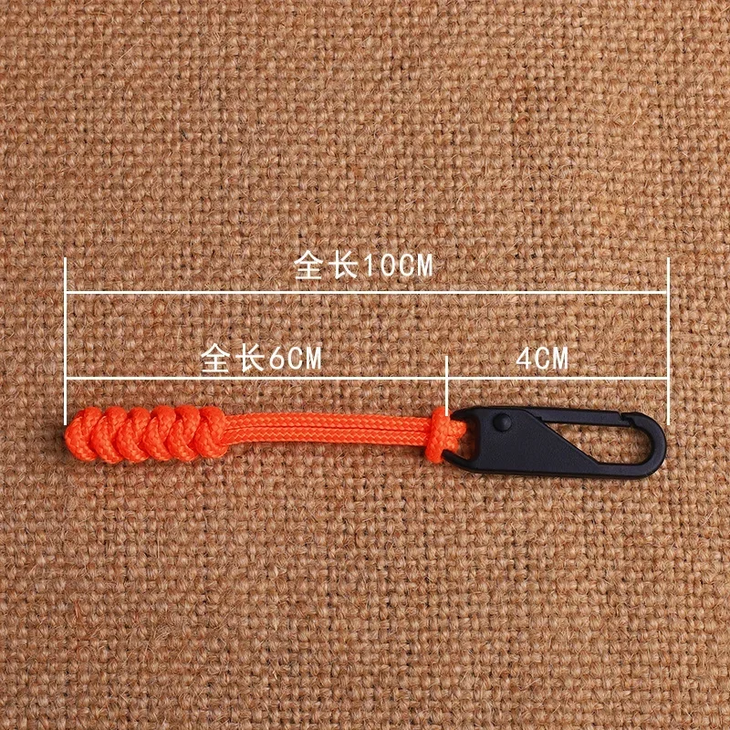 5pcs Handmade Snake Knot Paracord Bag Zipper Puller Drawstring Repaired replacement Zipper Pull Accessories