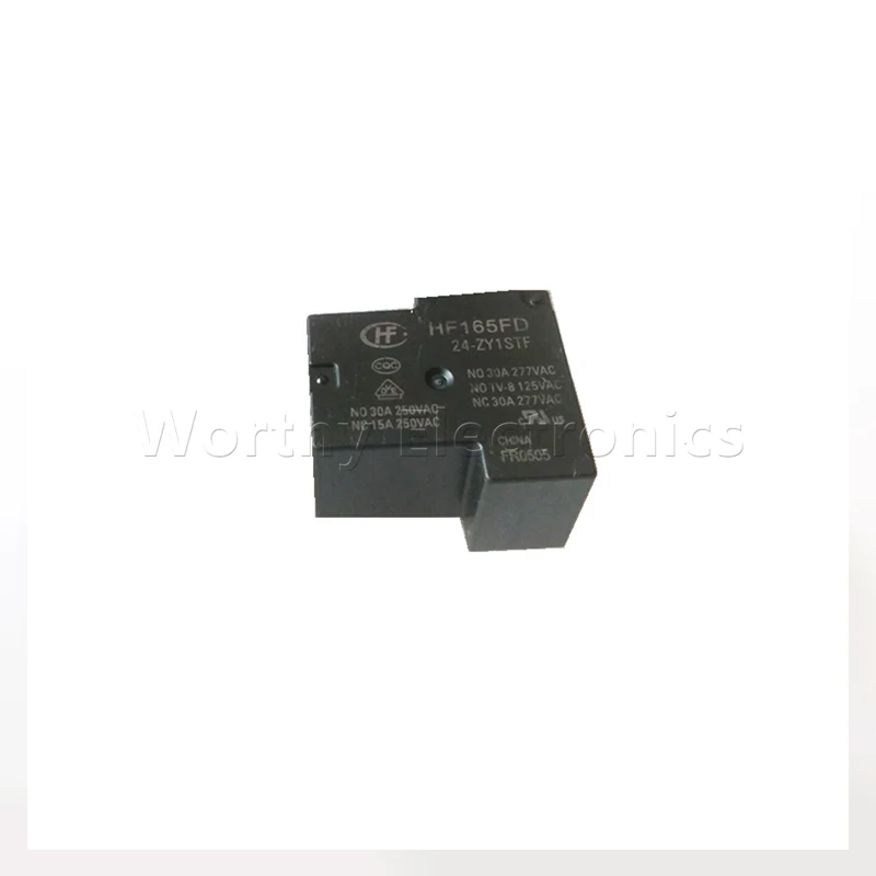 Free shiping  10pcs/lot Wholesale Electronic Components 24V 30A 5PIN Relay HF165FD