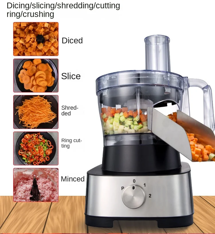 Electric Carrot Dicing Artifact Potato Granulator Onion Shredding and Slicing