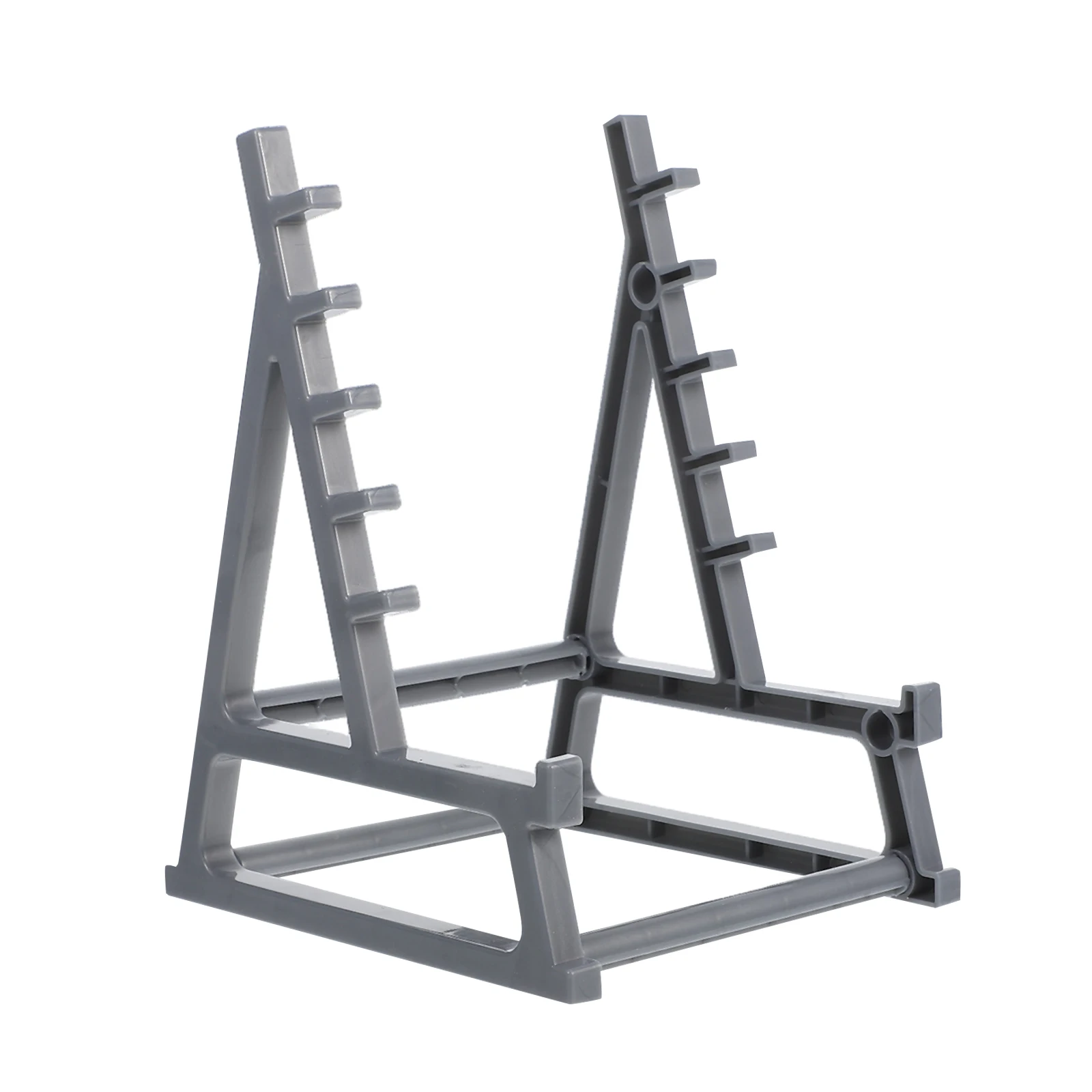 

Barbell Pen Holder Gym Themed Office Decor Durable Plastic Desktop Organizer For Pens Makeup Brushes Small Dumbbell Rack Stand