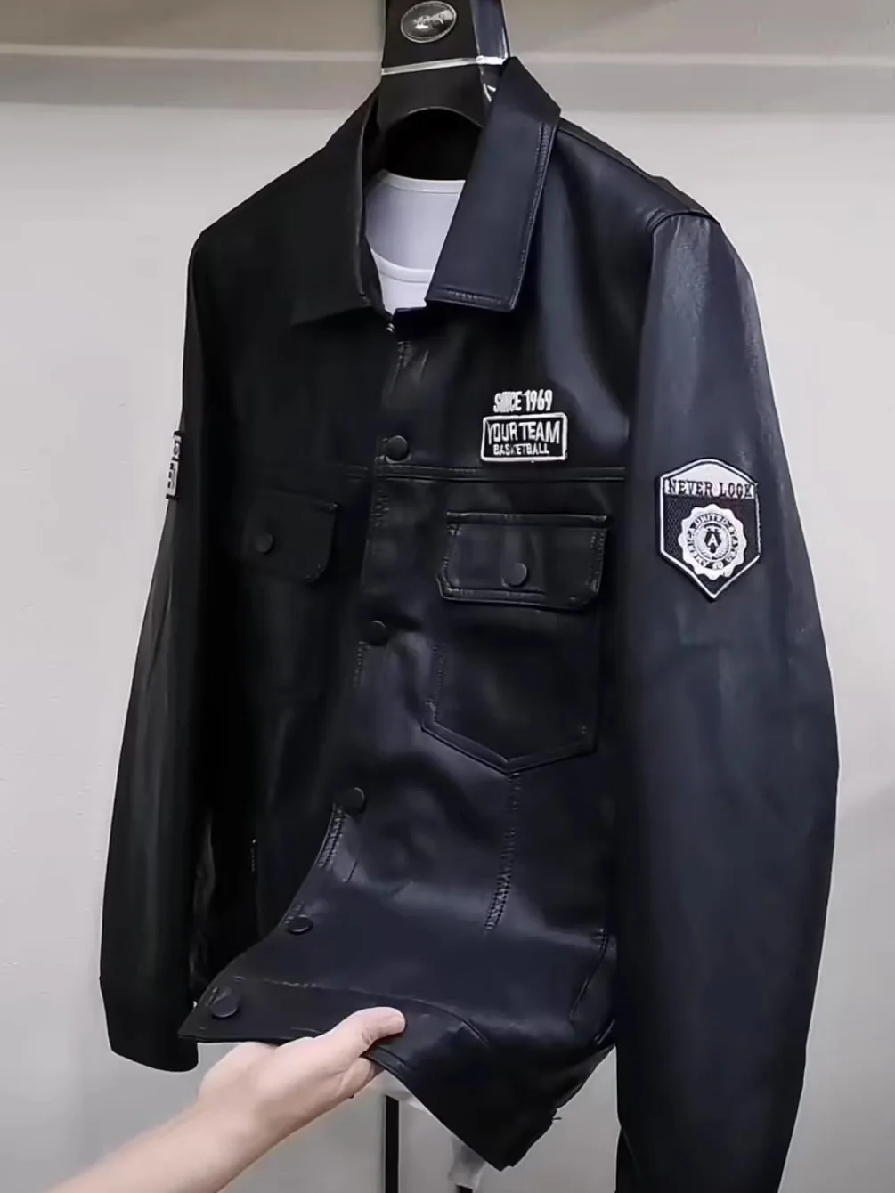 New Men's Pu Leathe… - image