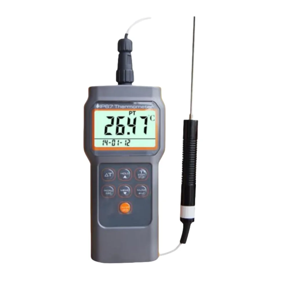 AZ8821 waterproof high-precision platinum thermometer 0.01 ℃ resistance thermometer with PT100 platinum resistance probe sensor