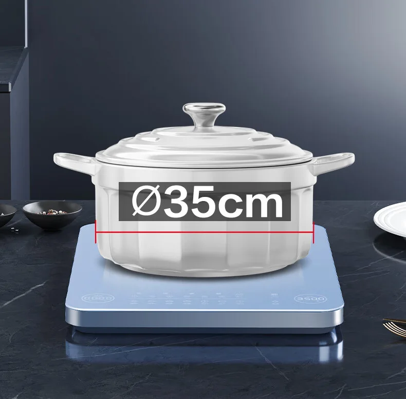 High Quality Portable Induction Cooker 1.3M Extended Power Cord Over-temperature Protection Function Induction Cookers