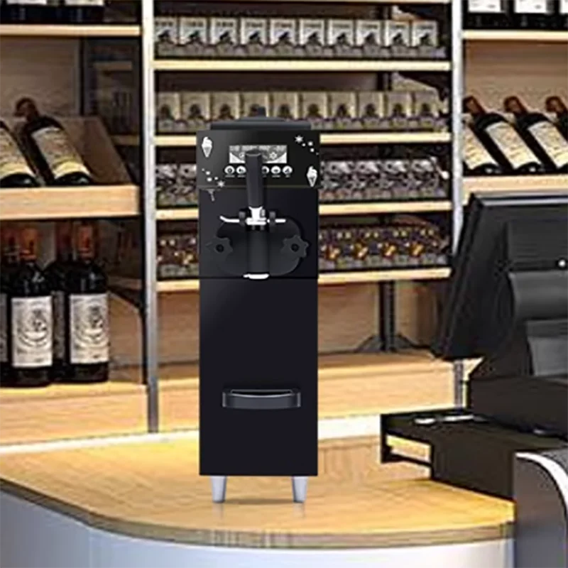 

Single Head Ice Cream Machine 1000W Desktop Soft Ice Cream Machine Commercial Household Yogurt Ice Cream Machine