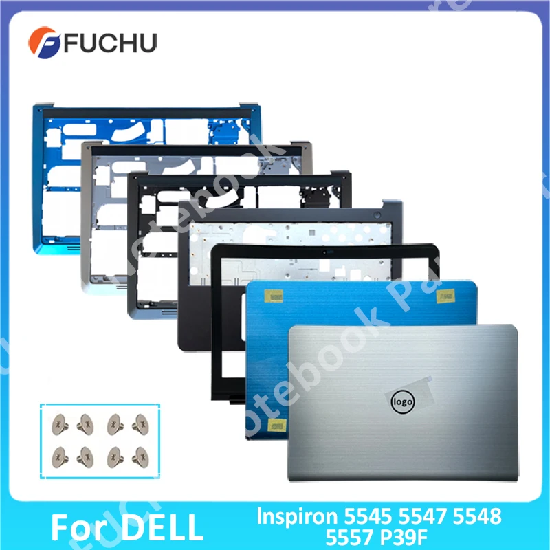 capa para dell inspiron 5547 5557 5548 5545 5542 5543 laptop lcd capa traseira moldura frontal superior apoio para as maos base inferior 01