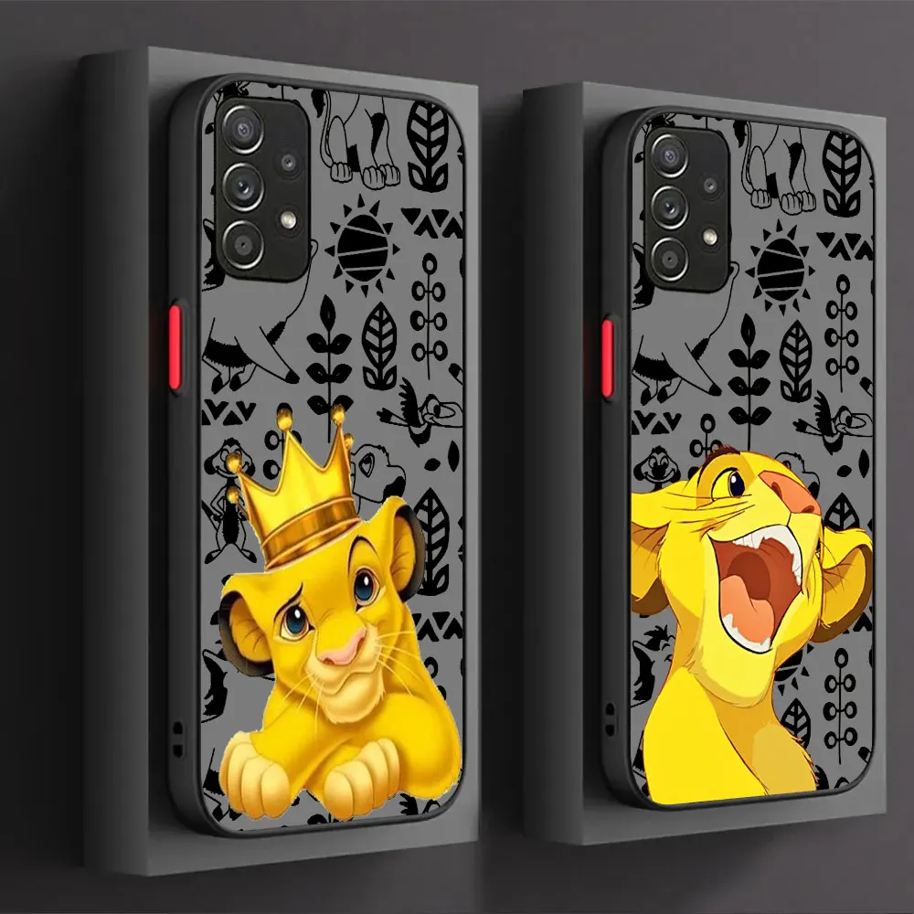 Disney The Lion King HAKUNA MATATA Case For Samsung Galaxy A52 A52S A51 A53 A73 A72 A71 A14 A13 A42 A33 A32 A31 A23 A22 5G Cover