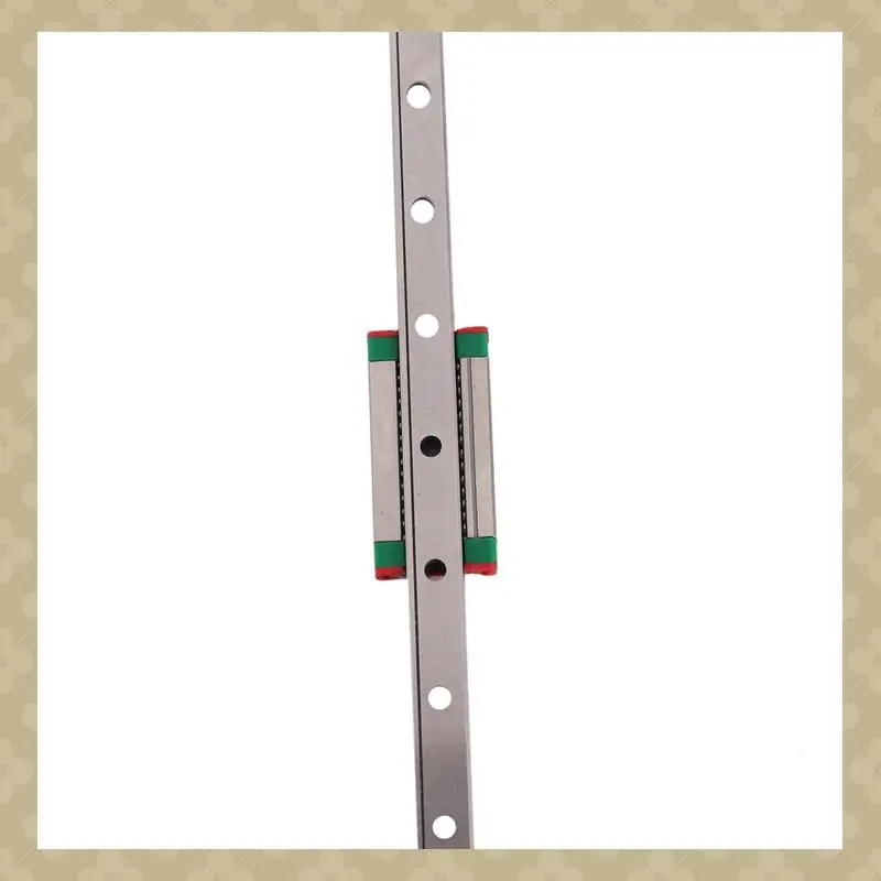 AB45 6Pcs 9Mm Linear Guide Miniature Rail MGN9 400Mm Linear Rail And 6 Pcs MGN9H Miniature Rail Slider