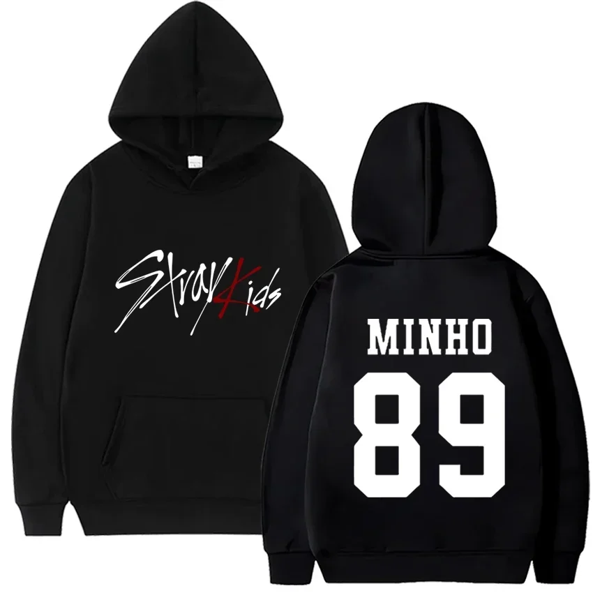 Trend Kpop Stray Kids  SKZ Hooded sweatshirts Men Women Fleece Straykids Seungmin FELIX HYUNJIN JEONGIN MINHO Printed Hoodie