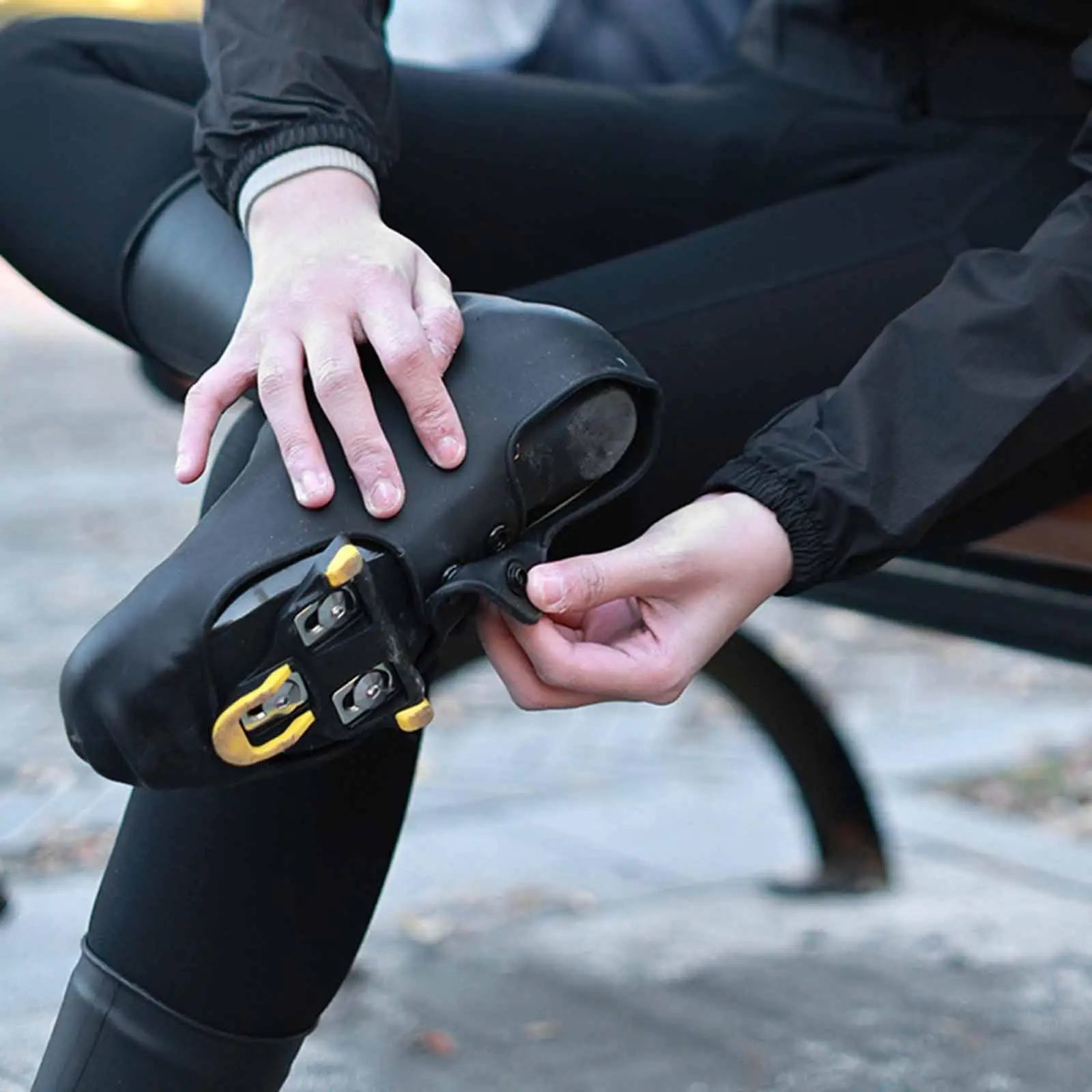 

Cycling Overshoes, Rain Protection, Wind Protection, Cycling Shoes with Lock, Overshoes for And Travel