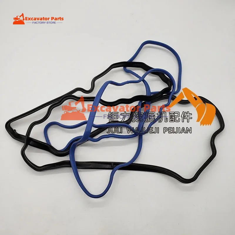 For Kubota 200 210 250 330 350-8J05/J08 Valve gasket cover gasket rubber strip Excavator Parts