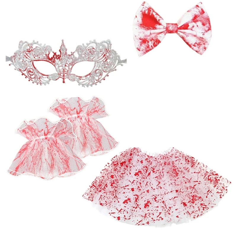 

Реалистичный набор аксессуаров с ужасающим эффектом крови для костюмированной вечеринки на Хэллоуин, страшный макияж 15UB