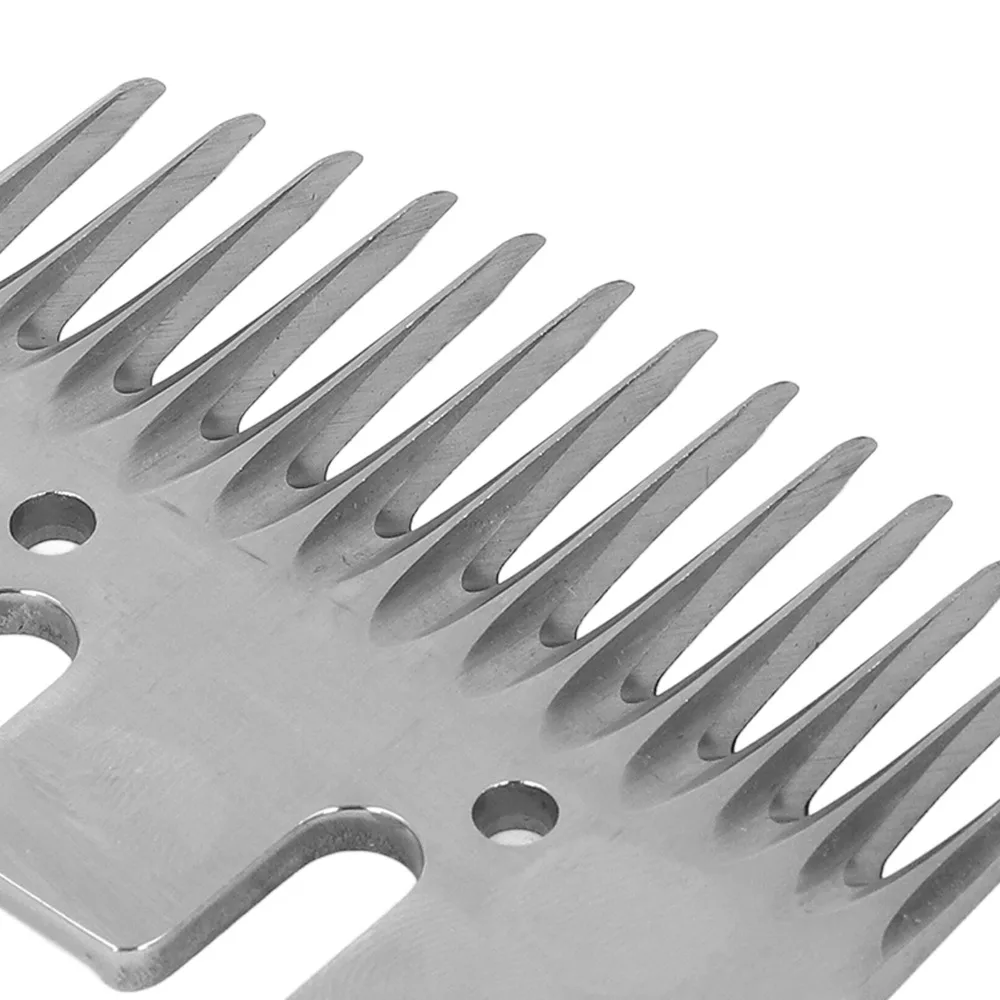 

durable 13 Tooth Shear Replacement Blade Straight Blade Stainless Steel Sheep Shears Blade Electric Cutter Blade Animal Grooming