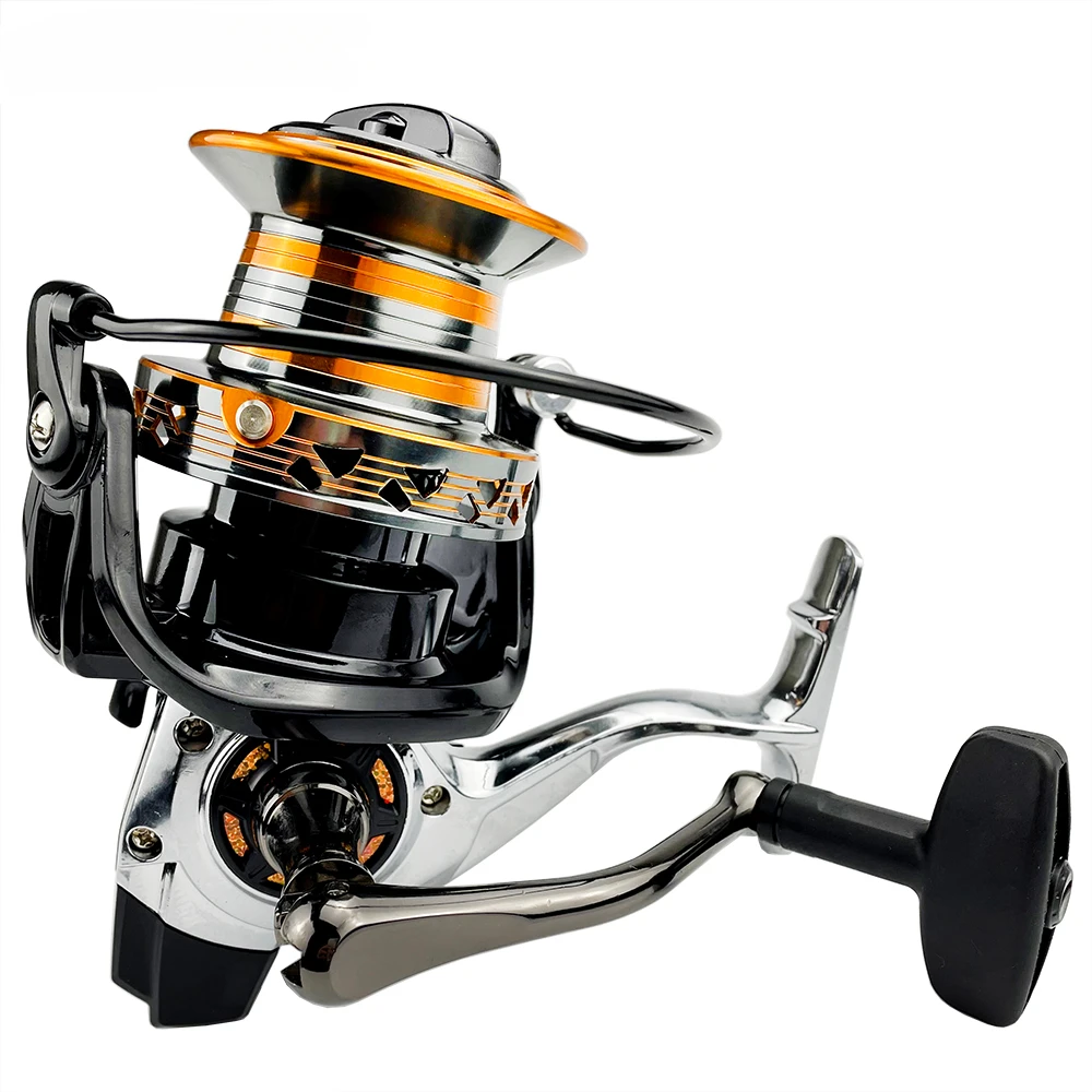 DH Fishing Reel Spinning Reels 9000-12000 Long Casting 30KG Max Drag Saltwater Ocean Offshore Fishing Long Shot Casting Wheel