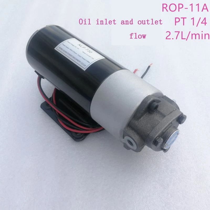 DC 12V/24V AC 220V Diesel Oil Pump Electric Hydraulic Pump Small DC Oil Pump Micro Gear Pump Gear Oil Pump Oiler