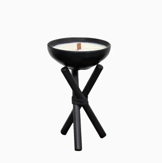 CX wabi sabi modern minimalist model room living room campfire candlestick ornament