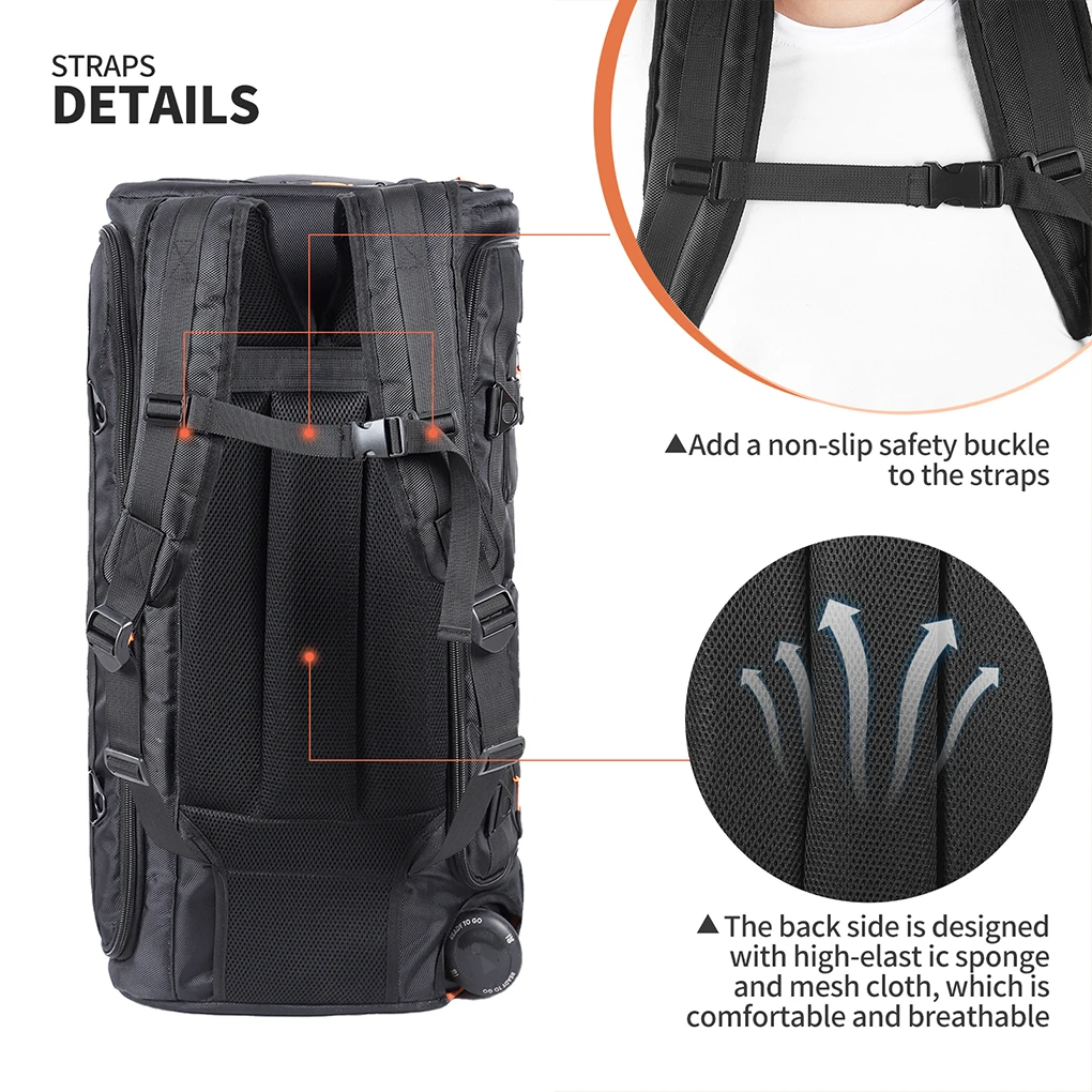 Waterproof Speaker Shoulder Bags Large Capacity Foldable Protection Speaker Storage Breathable Accessories for JBL Partybox 310