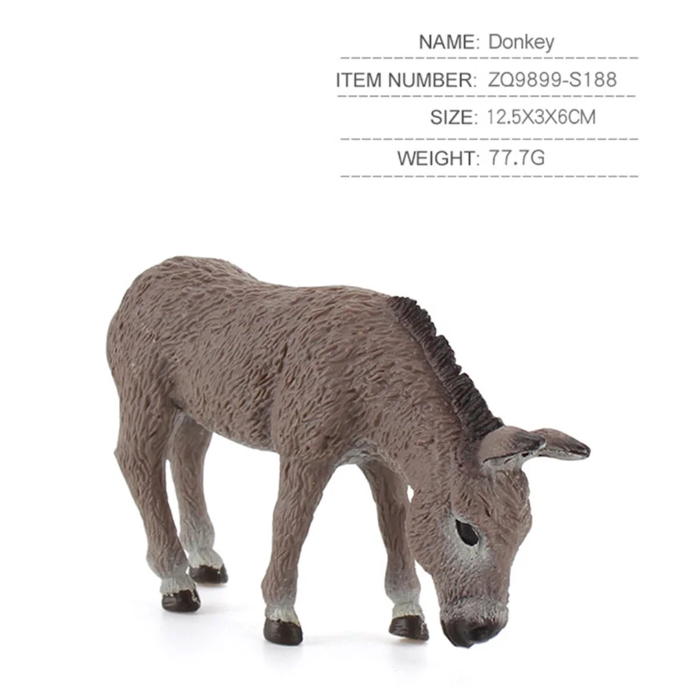 Animali di simulazione in plastica Figura Giocattoli Regali per bambini Compleanno Home Car Decor