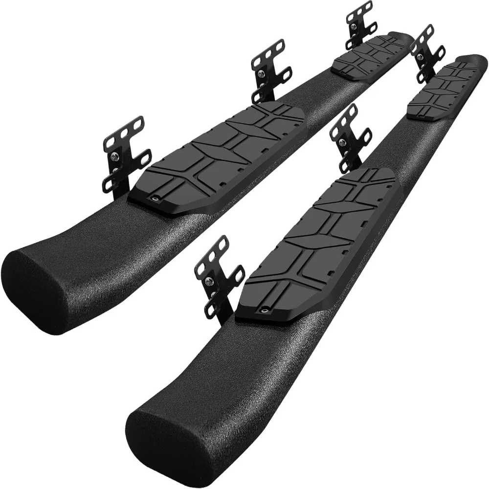 

4.3 Inches Oval Tube Bar Running Boards Compatible with 2019-2025 Dodge Ram 1500 Crew Cab New Body Style(Excl. Ram 2500/3500/Cla
