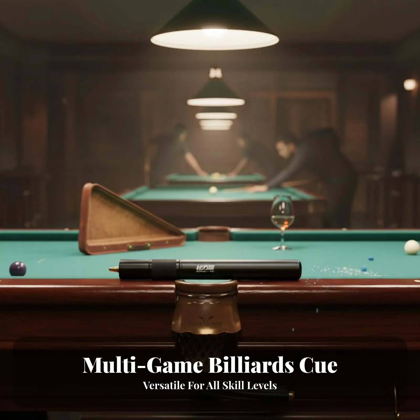 

Telescopic Cue Extension Metal Construction Telescopic Cue Stick Extension Non-Slip Grip Lightweight for Amateurs, Bar, Club