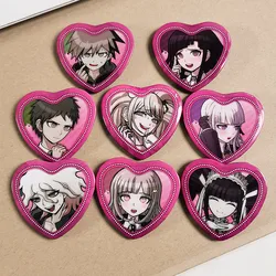 Anime Ouma Kokichi Cosplay Badge Button Brooch Pin Metal Pendnat Medal Cartoon Accessory