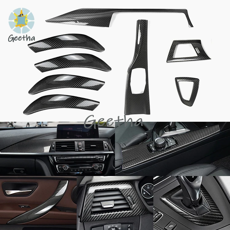 

Shasha Carbon Car Interior Accessories Real Carbon Fiber Car Dashboard Trim for BMW F30 F31 F34 F33 Factory Price Carbon Fiber