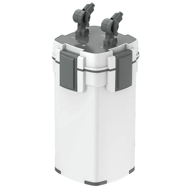 

Фильтр-бочка для аквариума, внешний фильтр с пленкой для удаления масла, бесшумный внешний клапан для слива, высокоэффективная фильтрация.