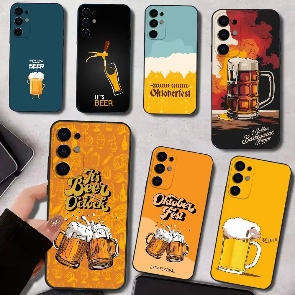 Suds Beer Alcohol Cartoon  Phone Case Silicone Soft For Samsung S25,S24,S21,S22,S23,S30,Ultra,S20,Plus,Fe,Lite