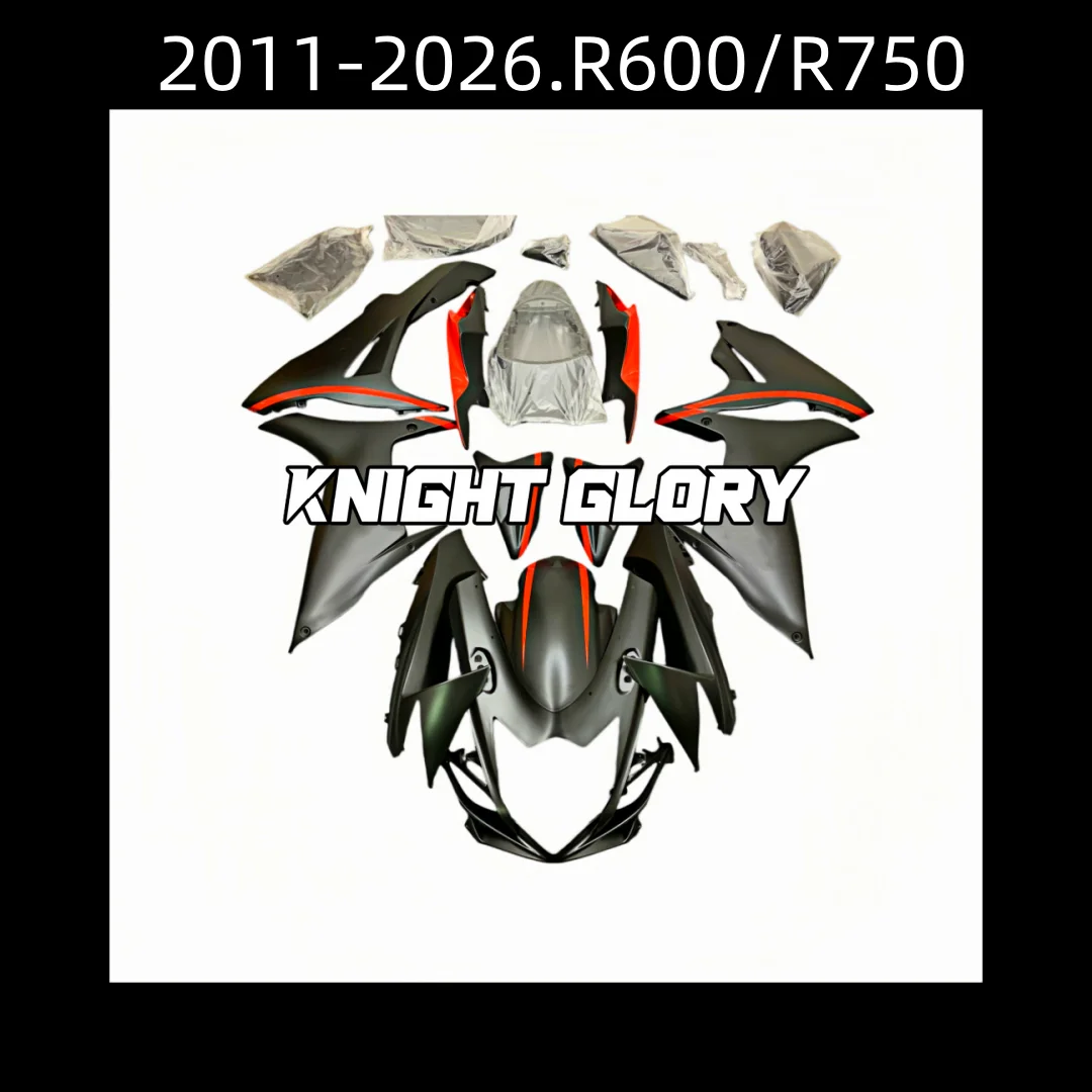 Suitable for the 2011- 2026 R600  R750 ABS injection molded fairing kit Bodywork Cowling Cover Set Body Frame Plastic Parts