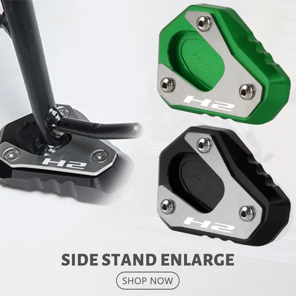 

2024 Motorcycle For KAWASAKI Ninja H2 SX SE Z900 Z900RS Z650RS VERSYS-X300 Side Stand Enlarger Sled Sidestand Kickstand Foot Pad