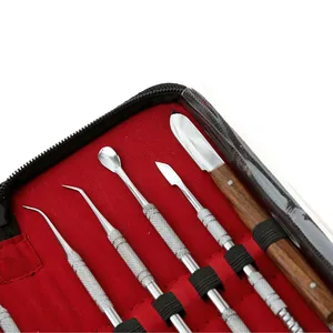 Dental Spatula Practical Plastering Stainless Steel Versatile Set of toothpace Sculpture Tools Dental Instrument 8 Main sales dental products - №7