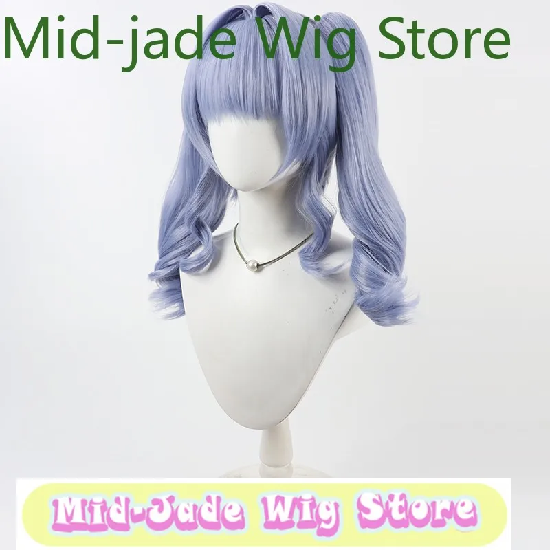 منتصف اليشم متجر شعر مستعار VSPO Kuromu Yano شعر مستعار تأثيري-الذيول التوأم الشعر الاصطناعية أنيمي لعبة لعب الأدوار أداء حفلة الهالوين #3