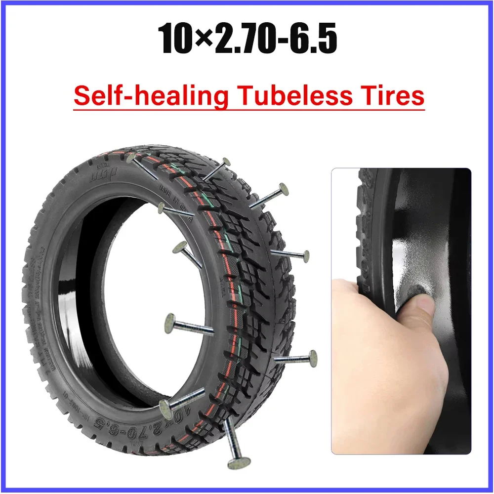 

Ulip 10 Inch 10x2.70-6.5 Off-Road Self-healing Tires For E-Scooters High Quality Vacuum Tubeless Tyres Built-in Self-repair Glue