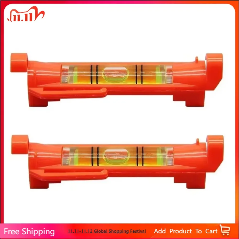 

2pcs Hanging Levels Pen Horizontal Bubble Measuring Level GadgetLevel Portable Acrylic BubbleLevel With Plastic