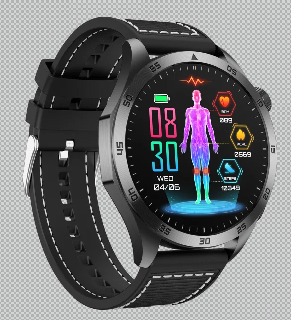 Marsyu ECG+PPG Gezondheid Smartwatch Bloedzuurstof Urinezuur Lichaamsbloeddruk HD Bluetooth Oproephorloge Voor iOS Android Mannen en vrouwen