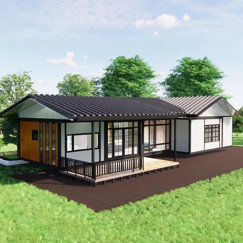 Double Wing Expansion 20ft 40ft Steel Container House Durable Environmentally Friendly for Office Bedroom Villa Hotel Tiny House