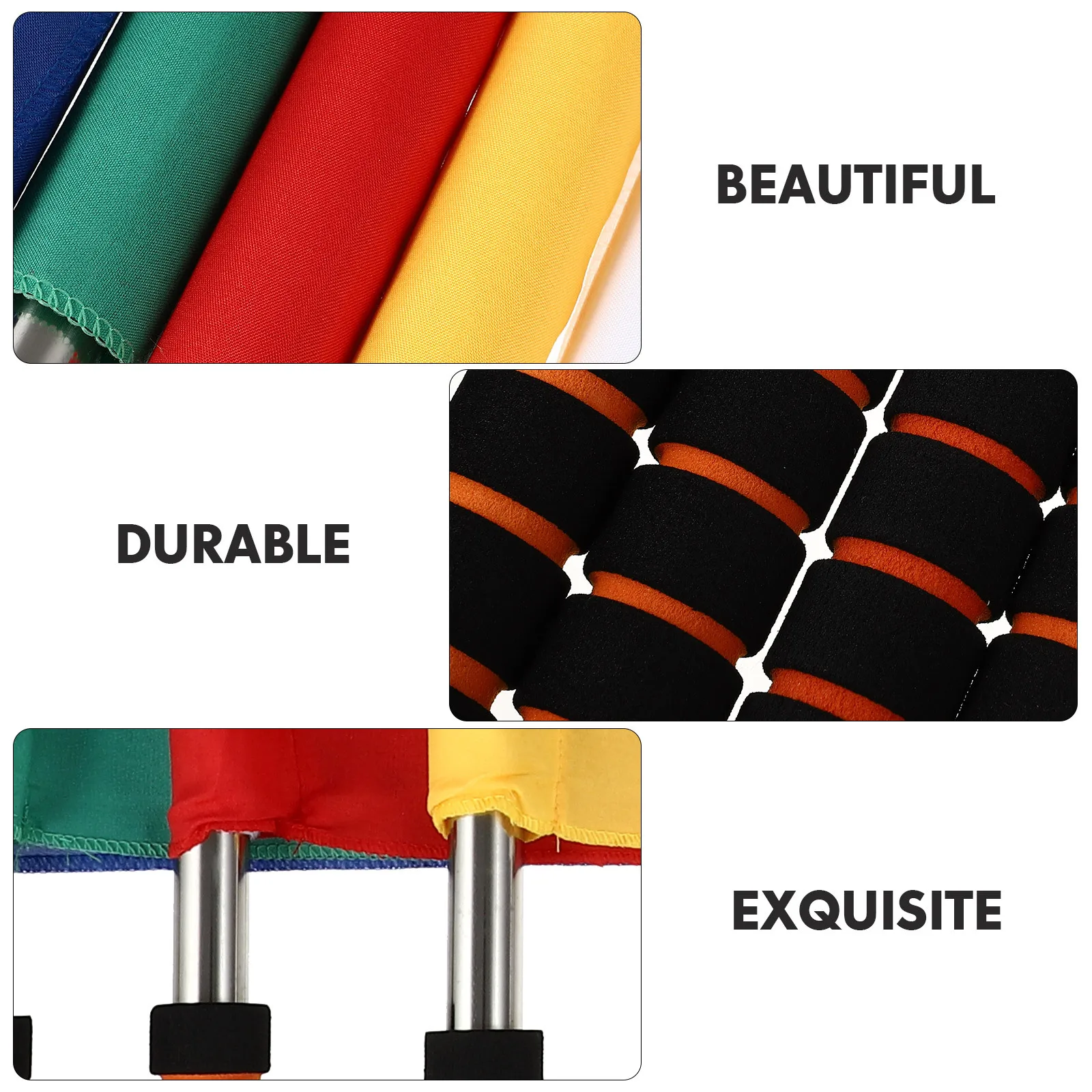 

5Pcs Referee Flags Aluminium Alloy Foam Handle Lightweight Durable Polyester for Sports Use Racing Traffic Signal Flags
