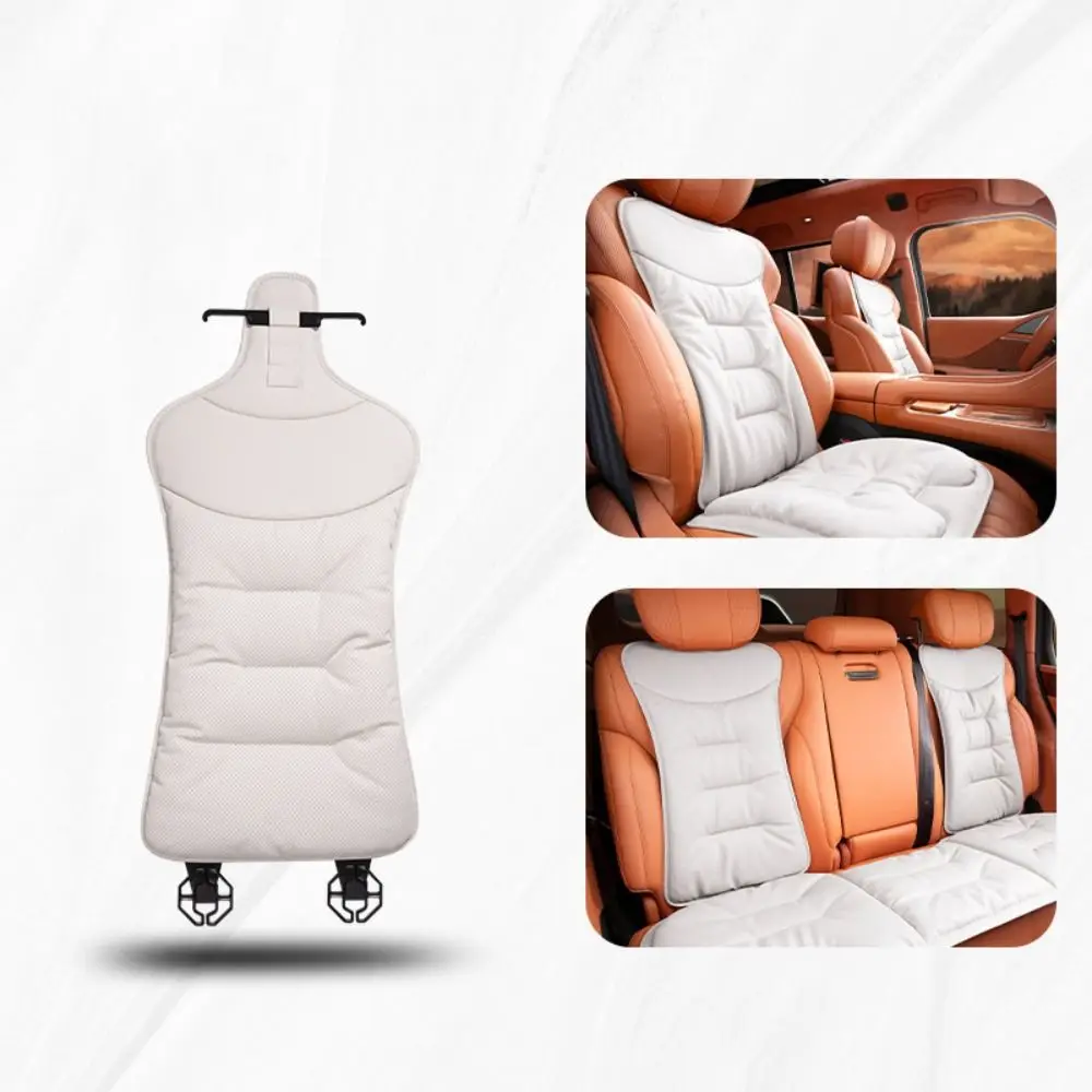 

Non-slip Car Leather Cushion Soft Good Breathability Ventilated Four-season Cushion Universal Cotton Auto Seat Cushion