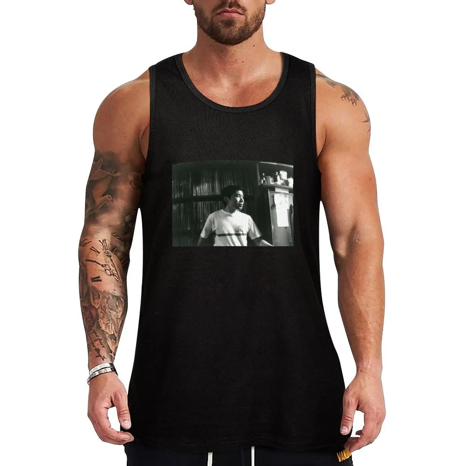 haruki murakami (1980s) Tank Top Bodybuilding clothing man Men's summer clothes 2025 bodybuilding men clothes gym wear men