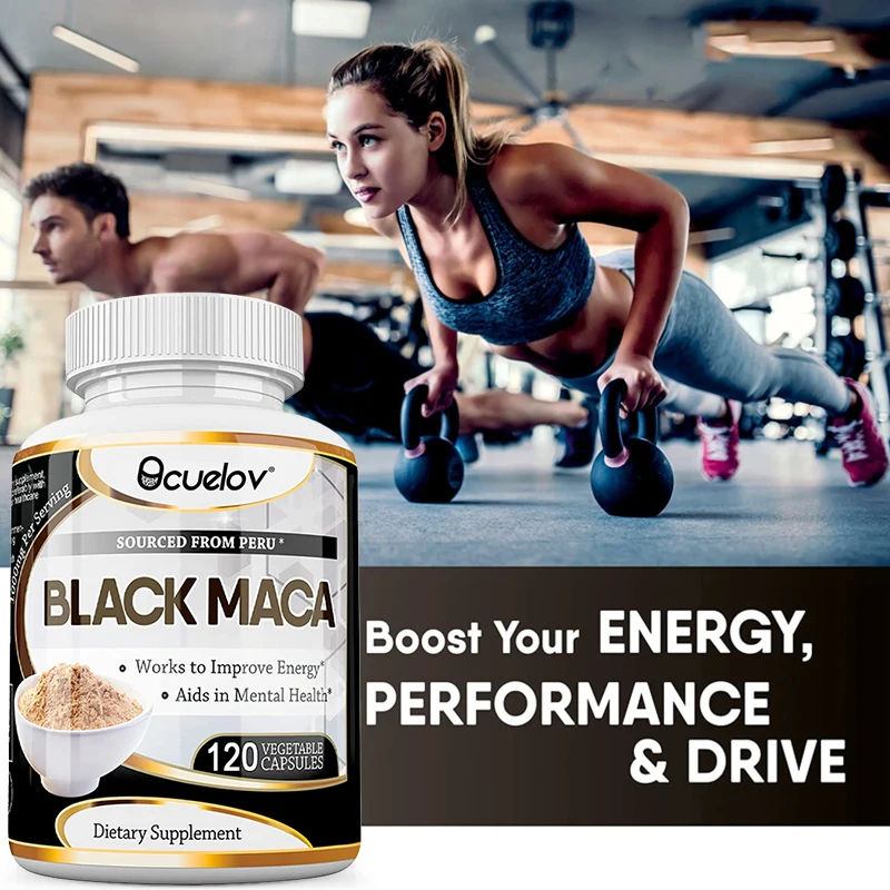 Black Maca High Strength Extract Gel, Muscle Health, Energy and Endurance