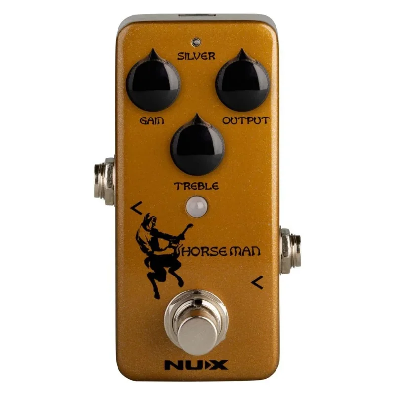 NUX NOD-1 Horseman Pedal Electric Guitar Effects Overdrive Pedal Adjustable Treble Gain Output True/Buffer Bypass