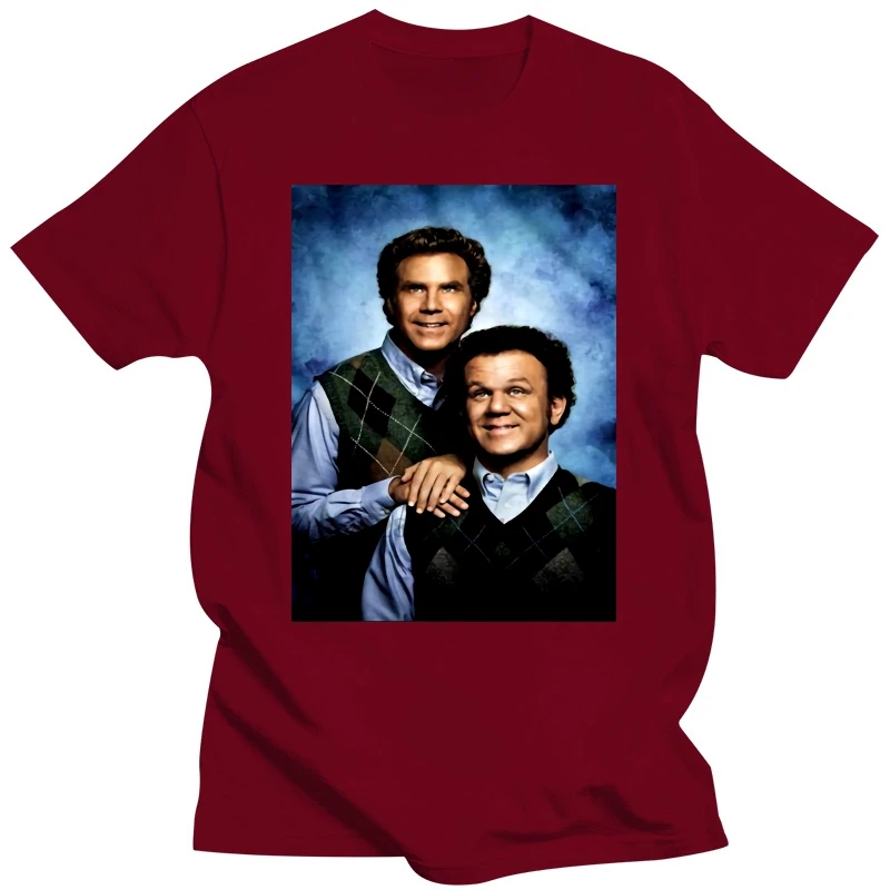 Camisetas en línea de algodón con cuello redondo, camisas de manga corta, cartel de Step Brothers, camiseta negra para hombre, nuevas tallas S a 3Xl para hombre FNUKRDHN