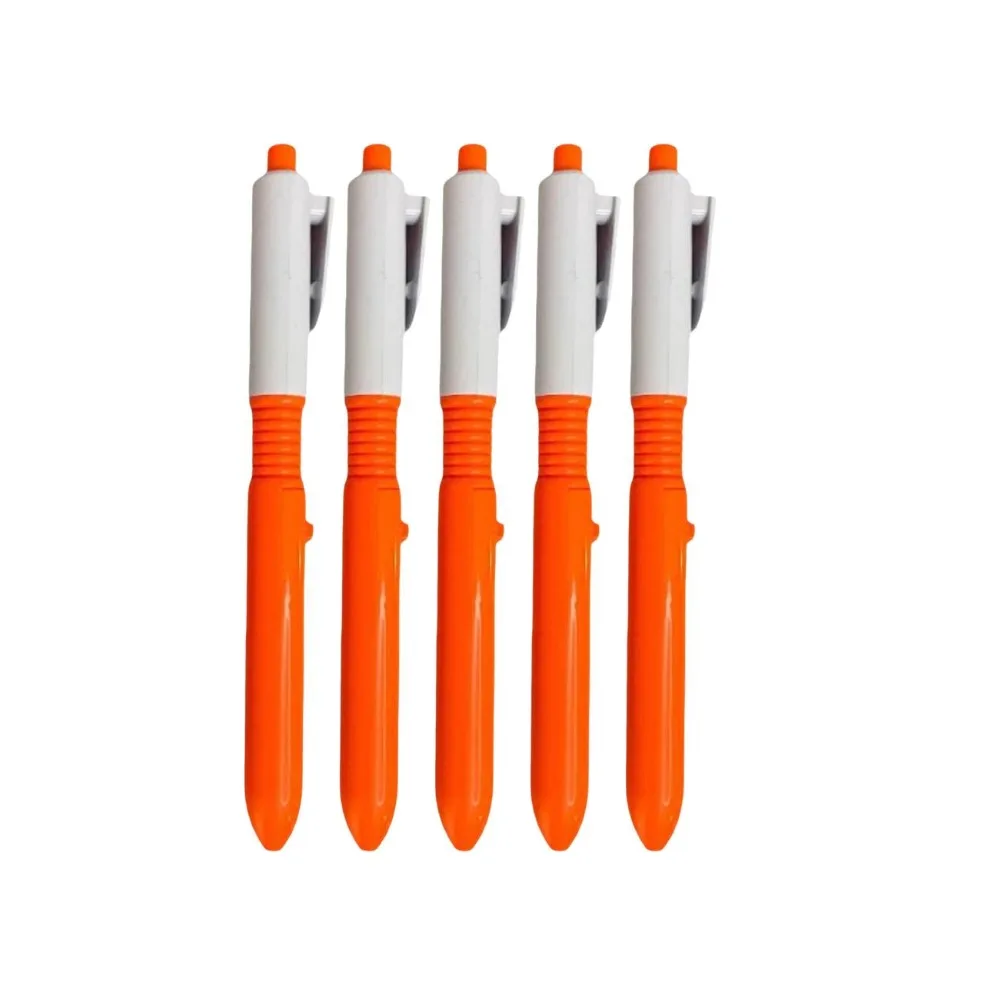 

5 Pcs Water Gun Pen Ballpoint Pen Prank Novelty Gadget Party Favor 2 in 1 Funny Prank Retractable Pen with Water Spray Pen