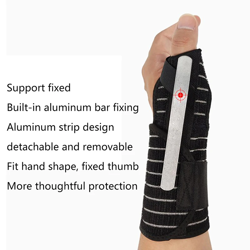 Compression Wrist Thumb Splint Wrist Guard Palm Wrist Supports Protector Breathable Stabilizer Elastic Hand Brace Glove 1pc