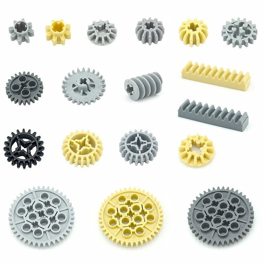 التقنية والعتاد الطوب جزء دودة رف المحور دبوس الكلاسيكية التفاضلية والعتاد MOC قطار سيارة رافعة نموذج لتقوم بها بنفسك ألعاب مكعبات البناء 32494