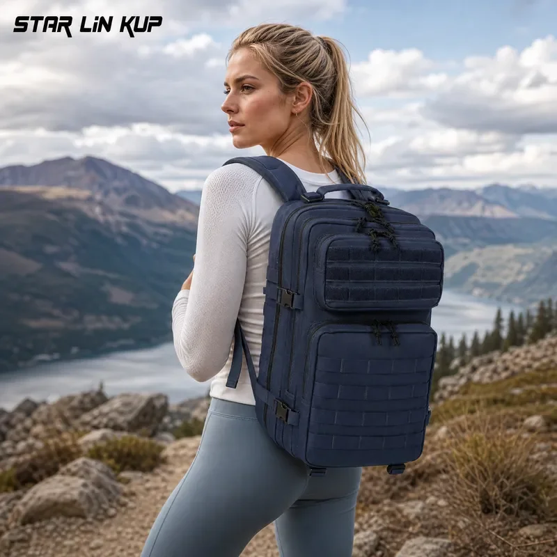 STAR LIN KUP 45L Tactical Backpack Large Capacity Molle Assault Pack for Men Outdoor Trekking Camping Hiking 3 Day Military