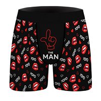 2025 Men's Swimming Trunks Panties Boxers Breathable Quick-drying Shorts Panties Fashion Printed Panties Large-size Underwear