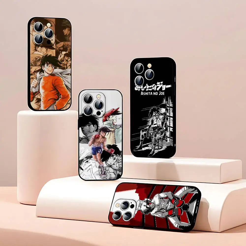 

Anime A-Ashita No J-Joe Black Phone Case That Fits For IPhone 17,16,15,11,13,14 Pro Max,Plus,X,Xr,Xs Max,13Mini