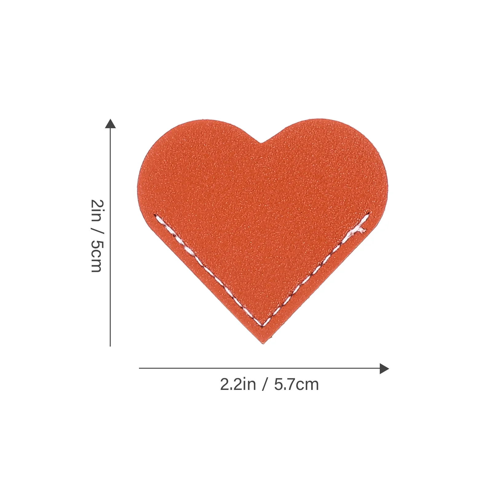 7 Pcs Pu Love Bookmark Clip Lovers Cute Bookmarks Corner Protectors The Gift Page Heart Labels Guard Protective Case