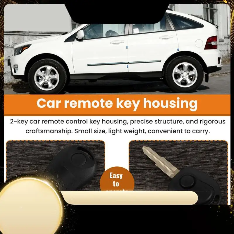 

Дистанционный 2-кнопочный корпус дистанционного ключа для Ssangyong Actyon Kyron Rexton-A74F